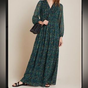 Anthropologie Ranna Gill daphne maxi dress small new with tags NWT boho printed